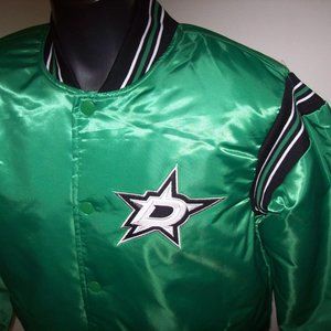 DALLAS STARS NHL STARTER Snap Down Jacket  LARGE